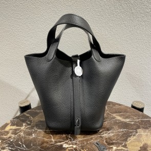 실사 [에르메스] HERMES PICOTINE SO BLACK 피코탄 쏘블랙 18cm