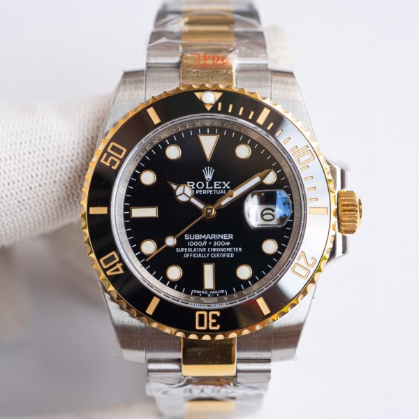 [롤렉스] 서브마리너 블랙 콤비 흑콤 스틸 40mm