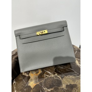 실사 [에르메스] HERMES Evercolor Kelly Danse Gris Meyer 에버컬러 켈리 단스 그리스 메이어