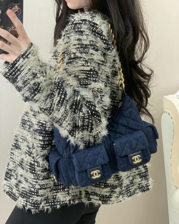 [샤넬] 25C HOBO 플랩백