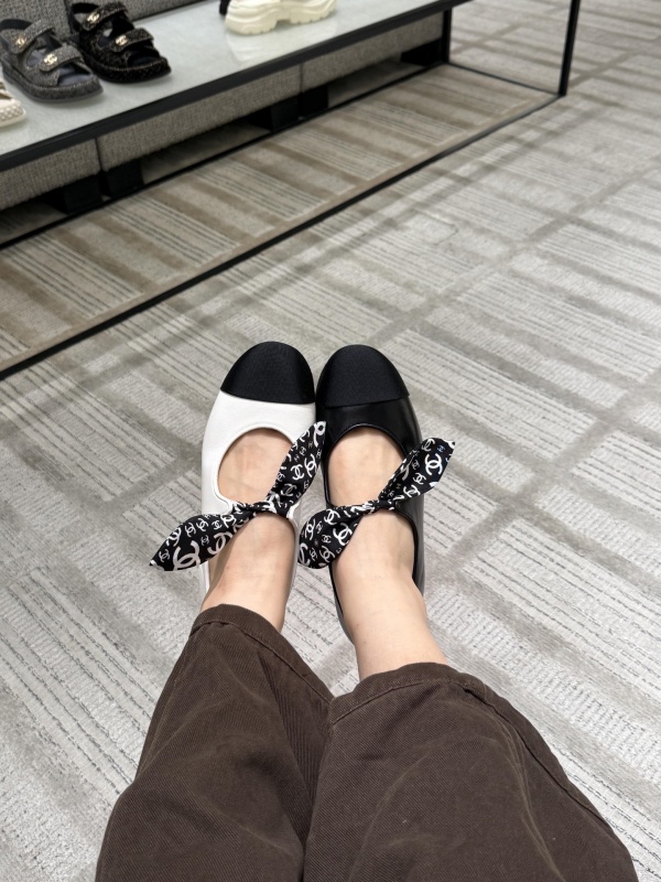 [샤넬] 26C 발레리나 샌들