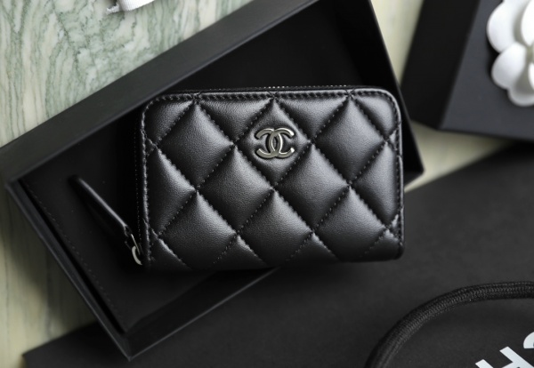 [샤넬] 지퍼 동전 지갑